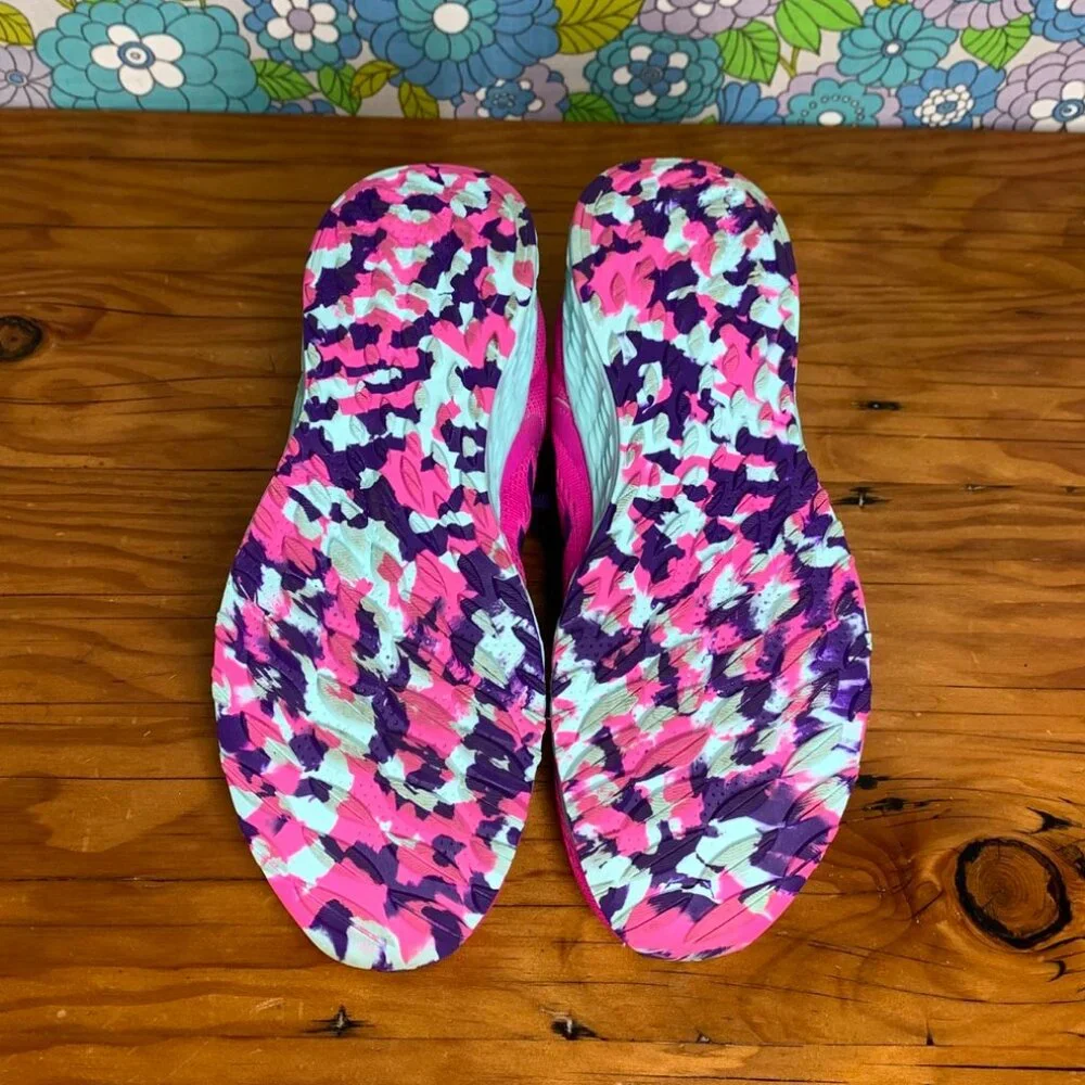 New Balance Kids Hot Pink and Purple Sneakers